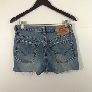 RARE Vintage 555 Levis cut off shorts fits sz 28